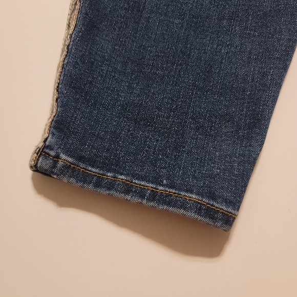 Kut From The Kloth Donna Ankle Skinny Denim Jeans Snakeskin Trim Plus Size 16 W - Picture 9 of 10